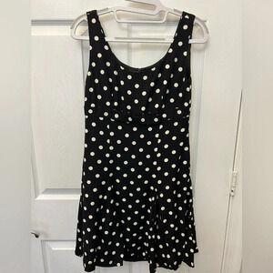Vintage 90s Louis Feraud polka dot dress sz 4